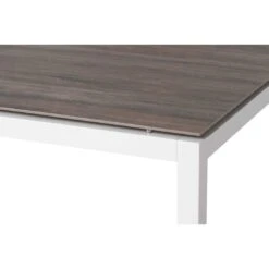 Stern Tischgestell 200x100 Cm Aluminium Weiß -Garten Grill Geschäft stern tischgestell 200 x 100 cm aluminium weiss 4