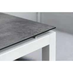 Stern Tischgestell 200x100 Cm Aluminium Weiß -Garten Grill Geschäft stern tischgestell 200 x 100 cm aluminium weiss 8