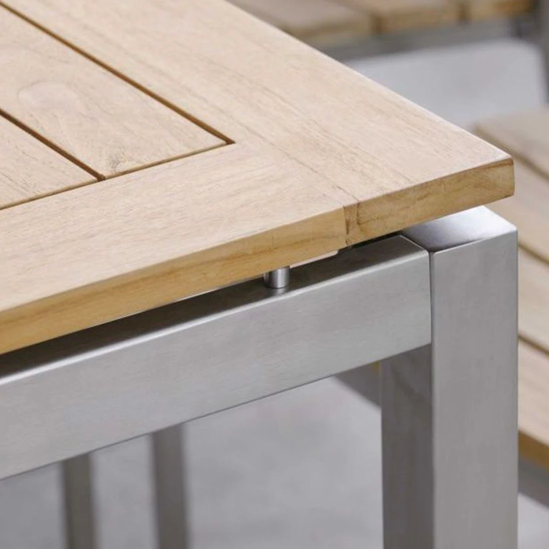 Stern Tischplatte Teak Natur 8 Stern Tischplatte Teak Natur – Bild 6