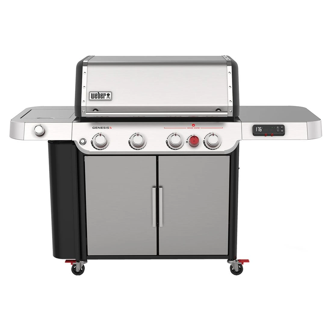 Weber Genesis SX-435 Smart Gasgrill Silber 4 Weber Genesis SX-435 Smart Gasgrill Silber – Bild 2