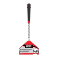 Weber Grillbürste Dreiseitig 46cm Edelstahl/Kunststoff Silber/Schwarz -Garten Grill Geschäft weber grillburste dreiseitig 46cm edelstahl kunststoff silber schwarz 1323479 5