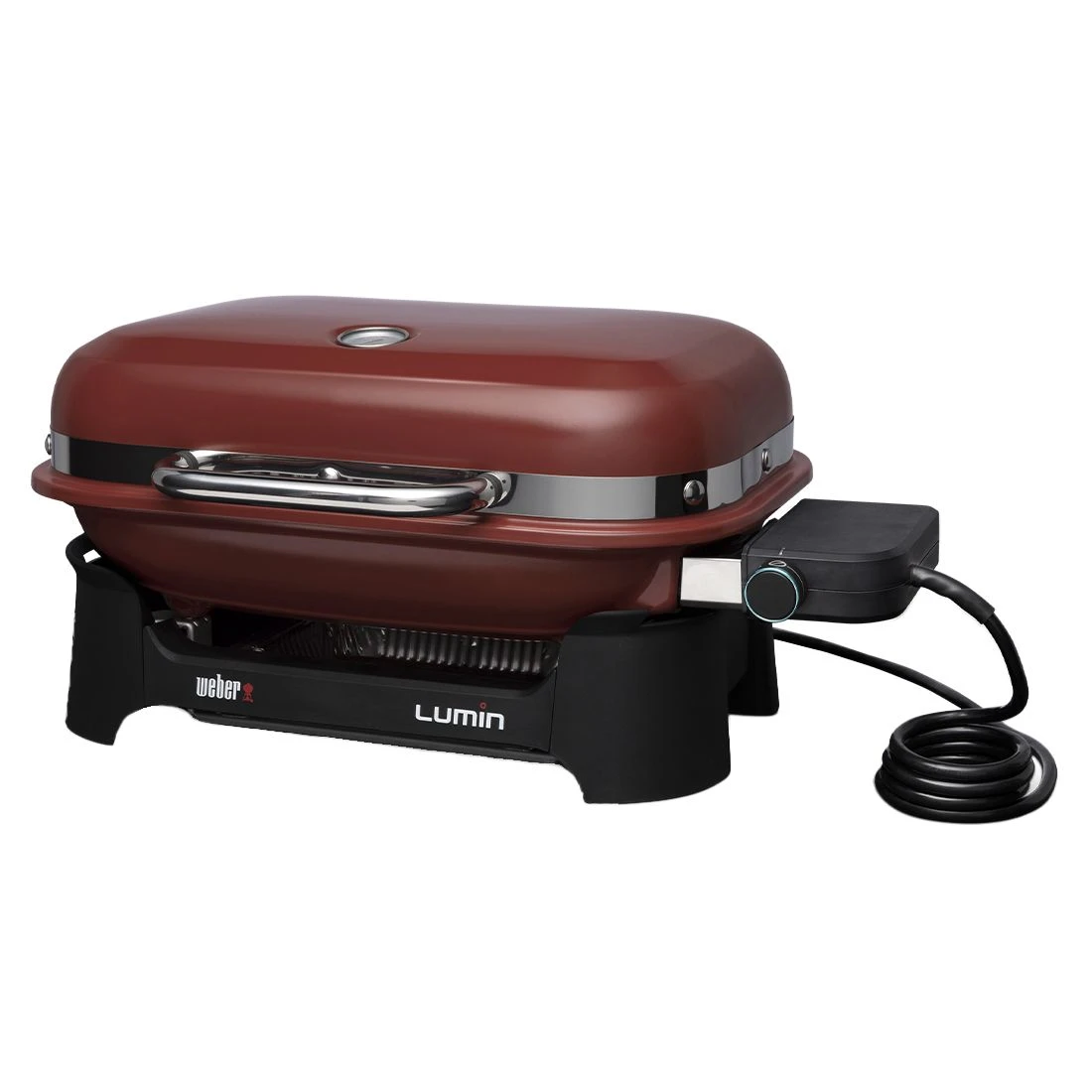 Weber Lumin Compact Elektrogrill Rot 3 Weber Lumin Compact Elektrogrill Rot
