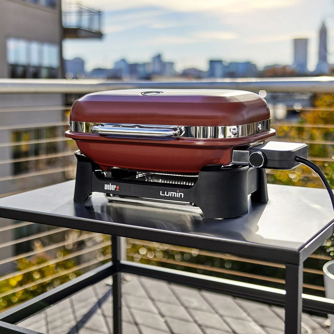 Weber Lumin Elektrogrill Rot 4 Weber Lumin Elektrogrill Rot – Bild 2