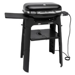 Weber Lumin Elektrogrill Mit Stand Schwarz